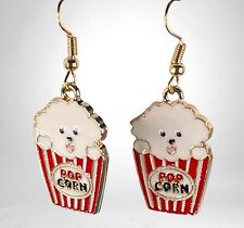 ENAMEL DOG EARRINGS poodle