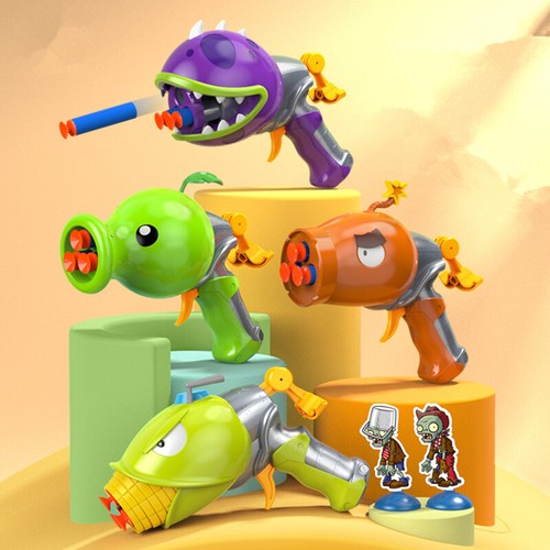 Plants zombies toy gun with - plants,