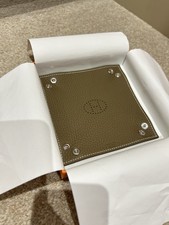 Brand New Hermes Leather Tray