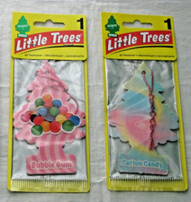 Little Trees Bubble Gum Cotton Candy Hanging Air Freshener Home Car NEW