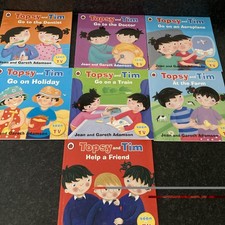 7 X Topsy and Tim Books Book Set Bundle   Ladybird Jean and Gareth Adamson