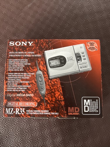 Sony walkman minidisc recorde - minidisc,