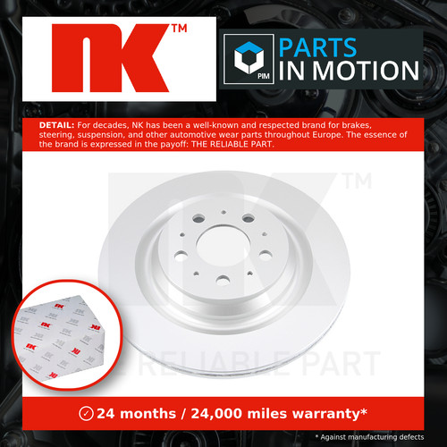Brake discs pair vented - 2x,