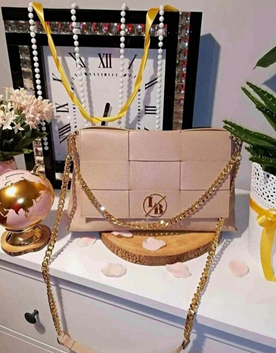 Natural leather crossbody bag - leather,
