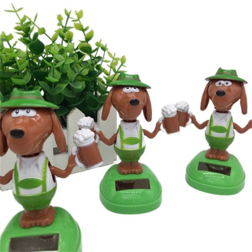 Solar dancing toy cartoon dog - toy,