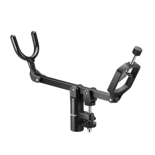 Mic boom pole support holder - support,