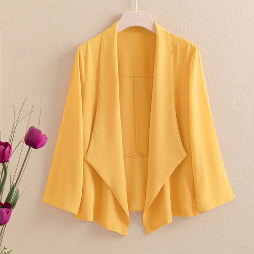 Women chiffon cardigan - chiffon, jacket