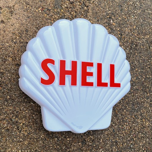 Shell white clam sign - shell, led