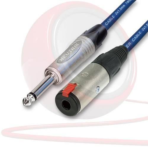 Van damme blue speaker lead - van,