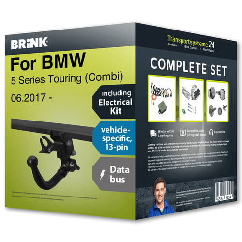 Towbar detachable for - bmw, 5
