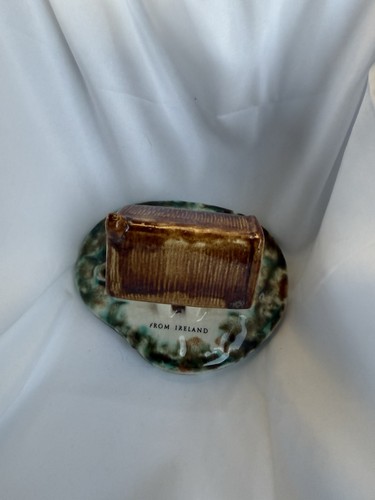 Irish pottery wall pocket