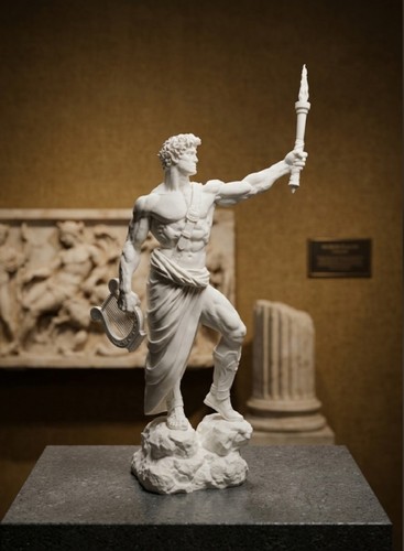 Large greek god apollo - large,