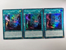 3 x A Case for K9 JUSH-EN040 Super Rare 1st Edition YuGiOh Playset NM