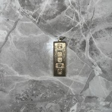 9ct Gold Ingot Pendant