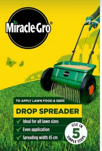 Miracle gro drop spreader - drop,