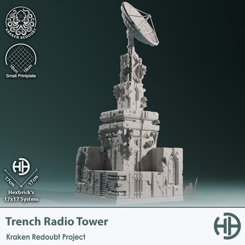 Brutalist gothic radio tower - tower,