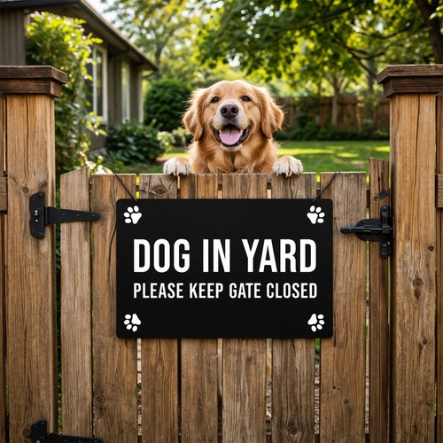 Dog yard sign please keep - sign,