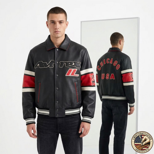 Men avirex real leather - men's,