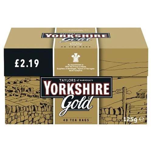 Yorkshire gold tea bags - tea,
