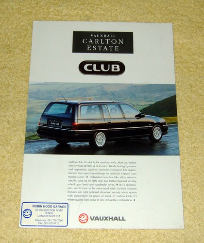Vauxhall carlton club - vauxhall, estate