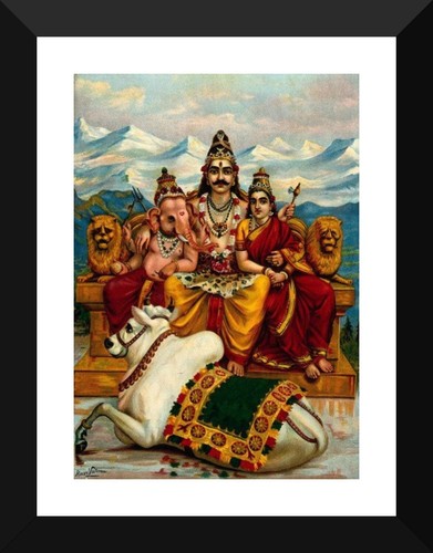 Shiva parvati and ganesha - shiva,