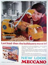 1966 MECCANO Construction Sets ADVERT (Grab Crane & Truck) #2 - Vintage Print Ad