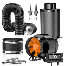 Hon&Guan 4" Inline Duct Fan