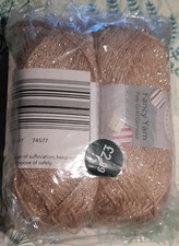 2 X 50g Balls Of Fancy Yarn