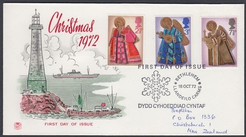 Fdc 1972 christmas - fdc,