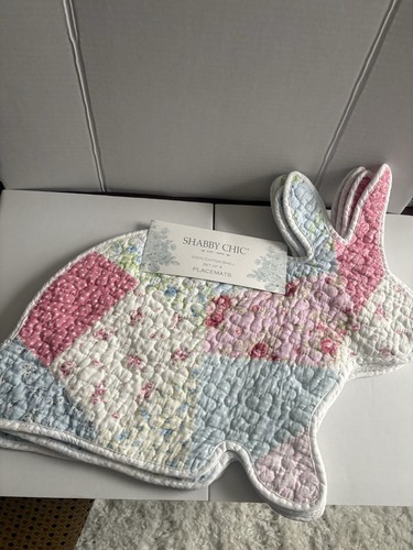 Nwt shabby chic quilted pastel - chic,