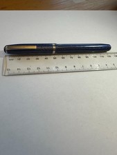 Vintage Esterbrook J Series Fountain Pen - Blue Marbled 1550 Nib