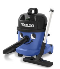 Numatic 824615 Charles Wet and Dry Cylinder Vacuum Cleaner, Blue