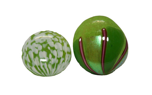 Hand blown glass paperweight - hand,