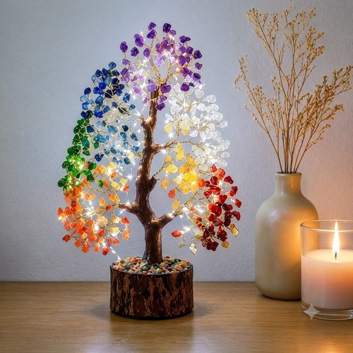 Chakra crystal tree - 7,