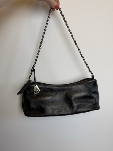 Tula small black leather - small,