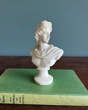 Vintage Apollo Greek God Statue on stand Figurine