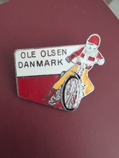 Ole Olsen Danmark Speedway pin badge
