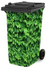 Wheelie Bin Sticker - Floral