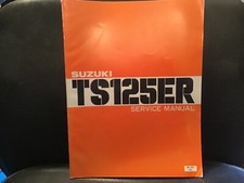 SUZUKI TS125ER 1979 GENUINE SERVICE MANUAL Part Number SR-2802
