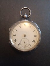 Antique Silver Pocket Watch R.W.Read Middlesbrough Rotherham & Sons Ltd 1922