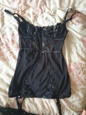 Ann Summers Celia Cami Suspender black   Small 8 10