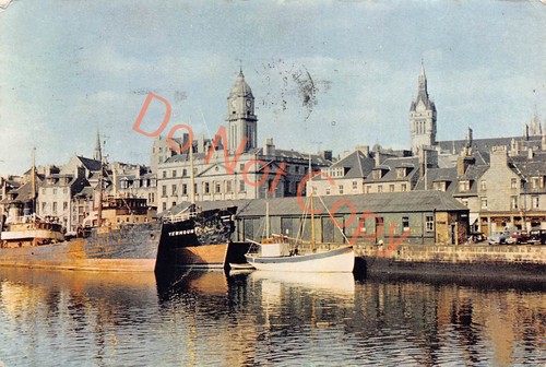 Aberdeen from harbour trawlers - aberdeen,