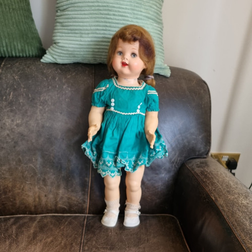 Vintage girl play doll - play,