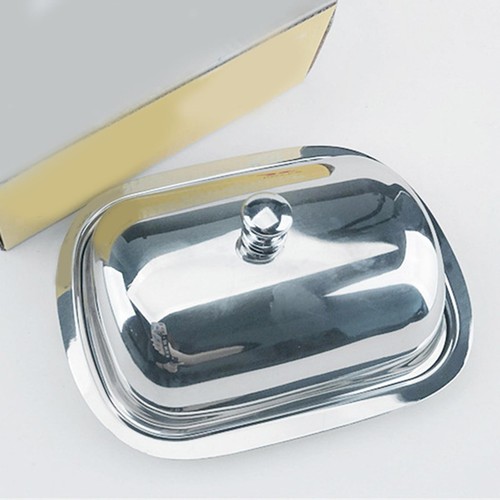 Stainless steel butter - steel, dish