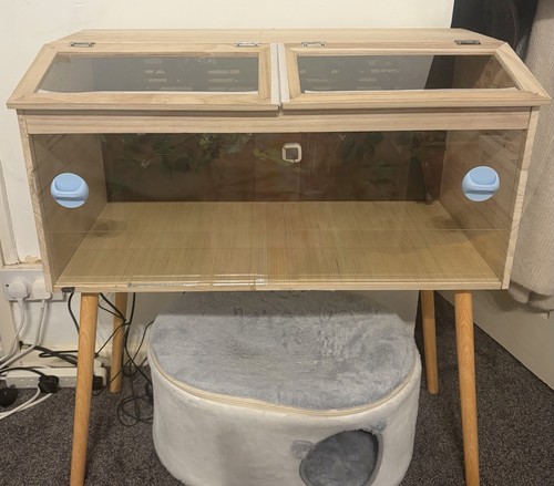 Wooden hamster rodent cage new - hamster/rodent,