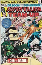 SUPER-VILLAIN TEAM-UP (1975) #4 - Back Issue *Pence copy*