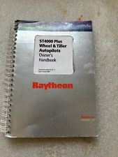 RAYTHEON Raymarine ST4000 Plus Wheel & Tiller AUTOPILOTS Handbook Manual -FREEpp