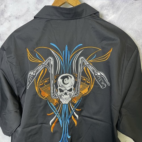 Ironhorse biker button - ironhorse, up