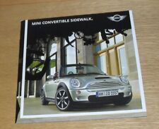 Mini Sidewalk Convertible Brochure 2007-2008 - One Cooper S Special Edition