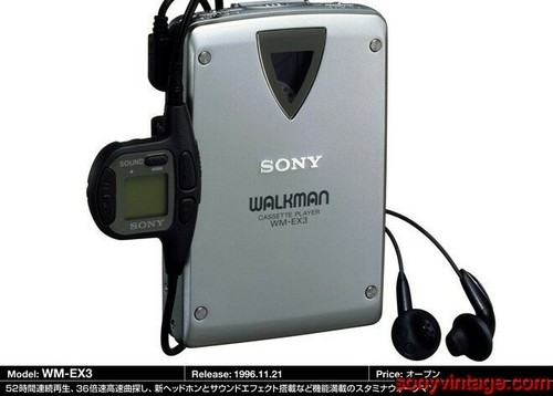 Sony ex3 walkman cassette - wm-ex3,